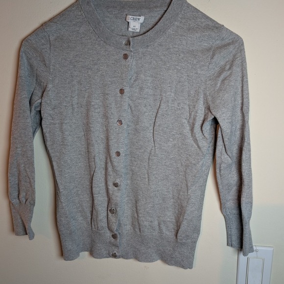 J. Crew Sweaters - J. Crew Gray Cardigan Sweater V-Neck Classic